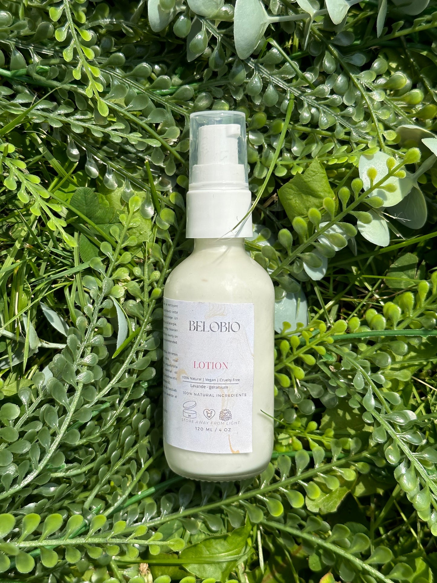 Lotion faciale - géranium - lavande - femme