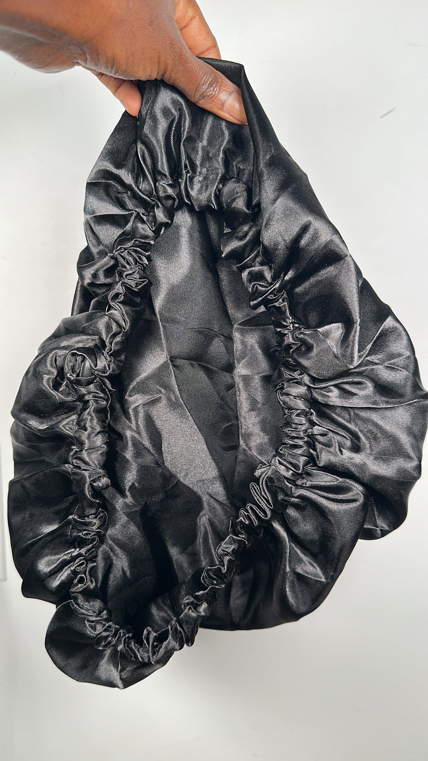 Bonnet en satin - Format adulte