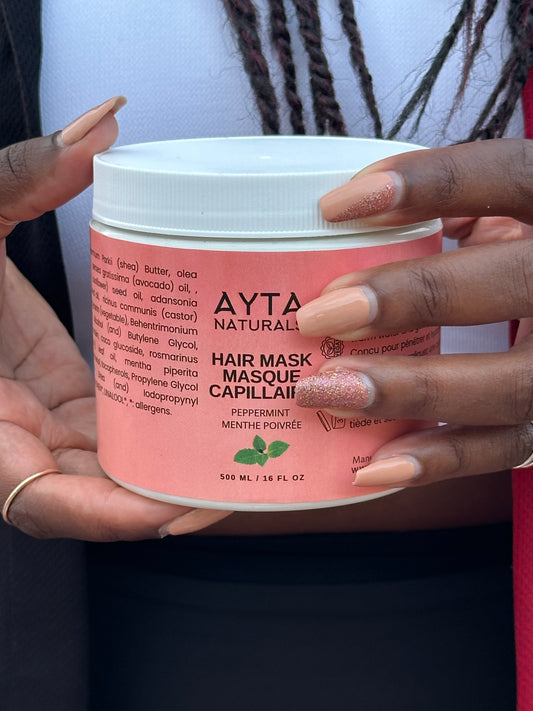 Masque capillaire - Menthe poivrée - Gamme AYTA NATURALS