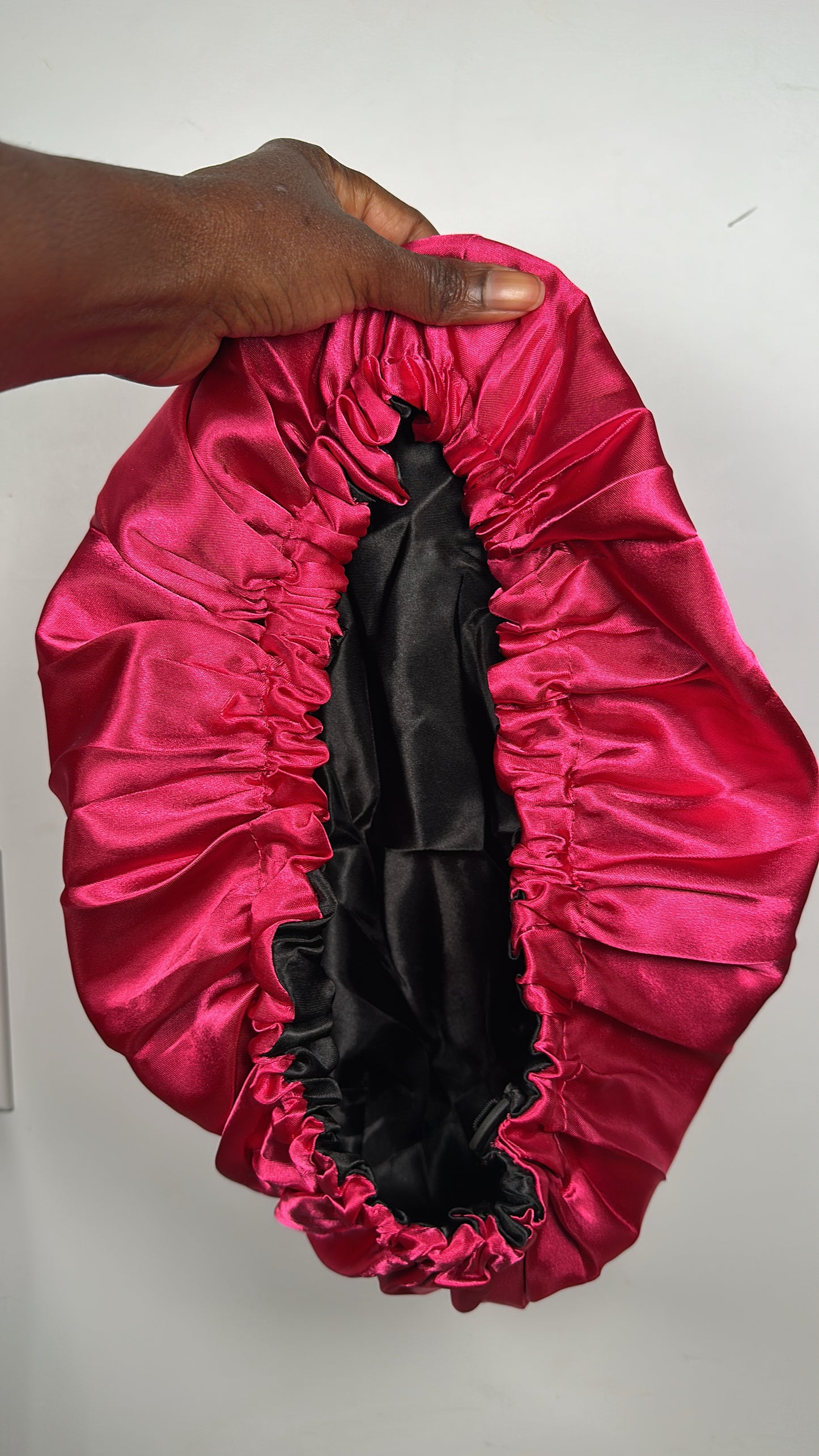 Bonnet en satin - Format adulte