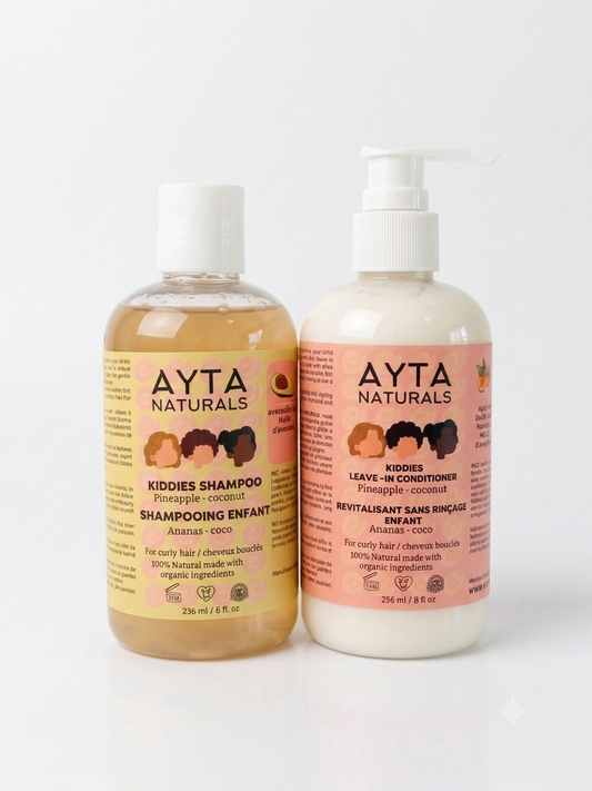 DUO ENFANT KIDDIES - SHAMPOING ET REVITALISANT - COCO ANANAS