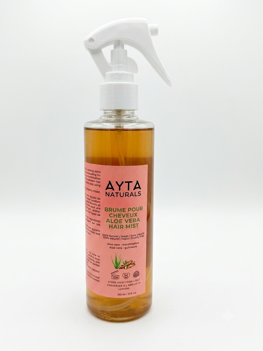Brume hydratante capillaire - aloe Vera - 250 ml - NEW