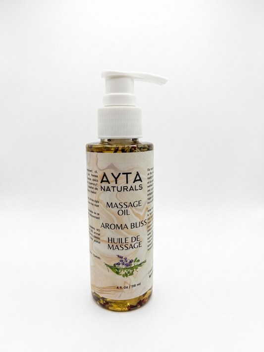 Huile de massage corps - menthe - lavande