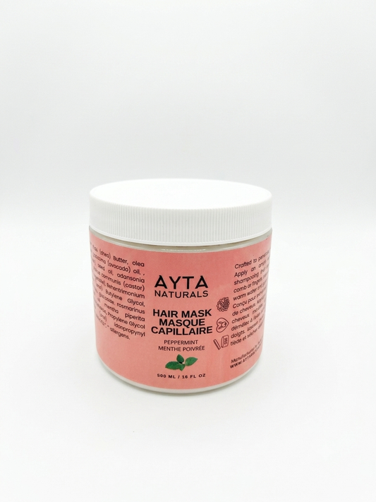 Masque capillaire - Menthe poivrée - Gamme AYTA NATURALS